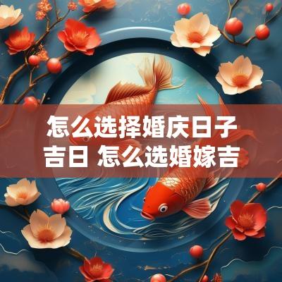 怎么选择婚庆日子吉日 怎么选婚嫁吉日 怎么选择婚庆日子吉日 怎么选婚嫁吉日