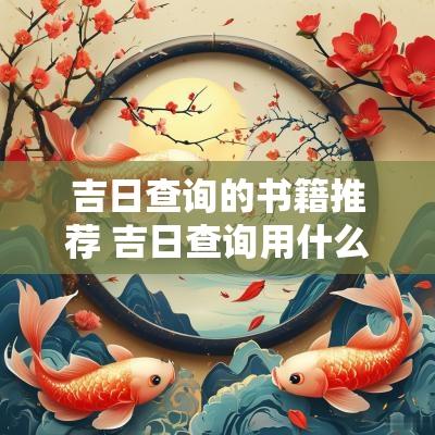 吉日查询的书籍推荐 吉日查询用什么软件