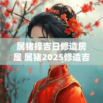 属猪择吉日修造房屋 属猪2025修造吉日