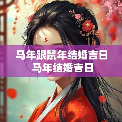 马年跟蛇年结婚吉日 马年结婚吉日