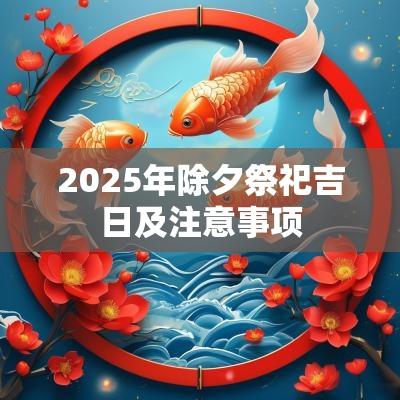 2025年除夕祭祀吉日及注意事项