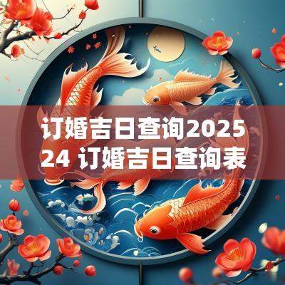 订婚吉日查询202524 订婚吉日查询表2025年十二月份