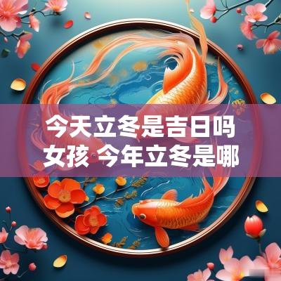 今天立冬是吉日吗女孩 今年立冬是哪个时辰