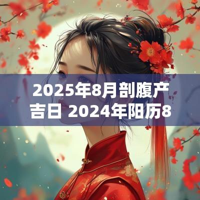 2025年8月剖腹产吉日 2025年阳历8月剖腹产吉日一览表
