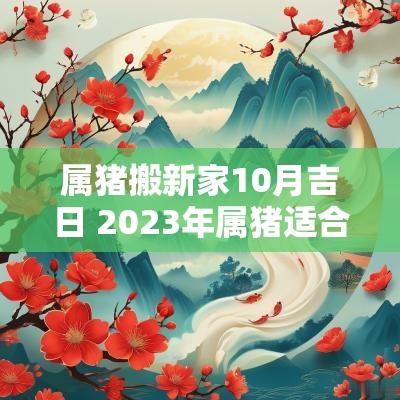 属猪搬新家10月吉日 2025年属猪适合搬新家的日子