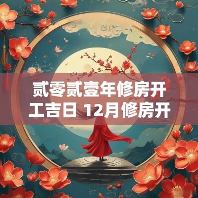 贰零贰壹年修房开工吉日 12月修房开工吉日