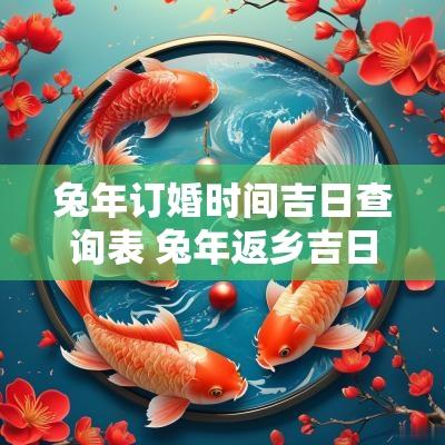 蛇年订婚时间吉日查询表 蛇年返乡吉日查询大全表在中国文化中，选择合适的订婚日子被视为非常重要。蛇年是一个充满希望和幸福的年份，因此了解蛇年订婚的吉日对新人来说至关重要。这篇文章将详细介绍蛇年中合适的订婚时间及其意义，帮助您选择一个适合的日子。
