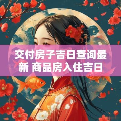 交付房子吉日查询最新 商品房入住吉日查询