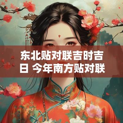 东北贴对联吉时吉日 今年南方贴对联吉时吉日