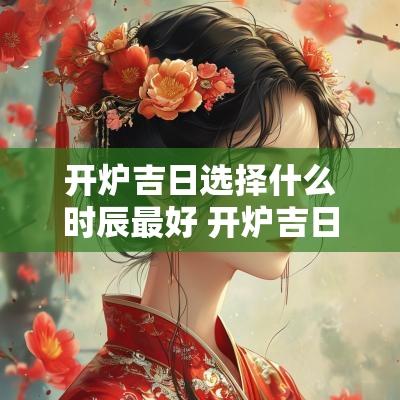 开炉吉日选择什么时辰最好 开炉吉日选择什么时辰
