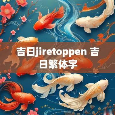 吉日jiretoppen 吉日繁体字