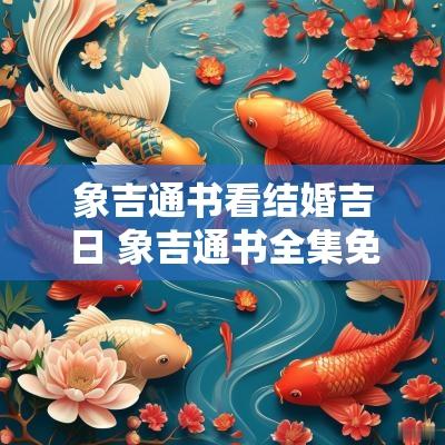 象吉通书看结婚吉日 象吉通书全集免费阅读