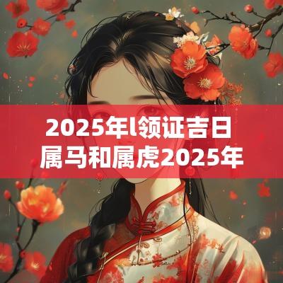 2025年l领证吉日 属马和属虎2025年领证吉日