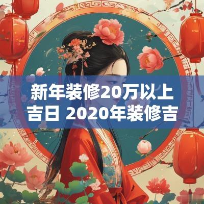 新年装修20万以上吉日 2025年装修吉日11月