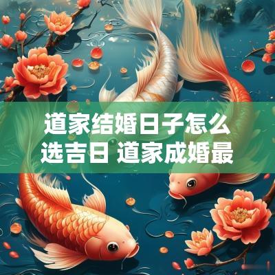 道家结婚日子怎么选吉日 道家成婚最好的日子