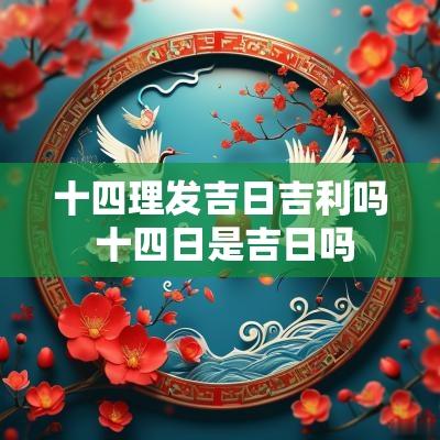 十四理发吉日吉利吗 十四日是吉日吗