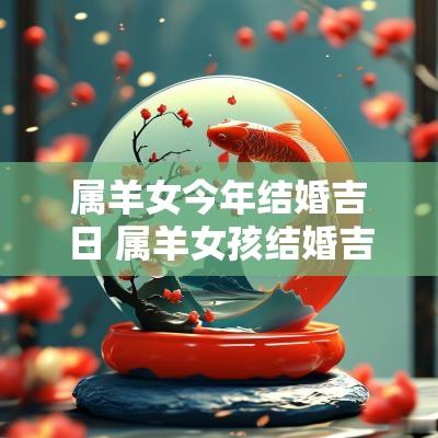 属羊女今年结婚吉日 属羊女孩结婚吉日