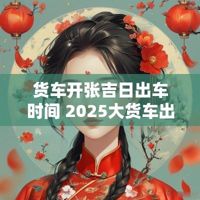 货车开张吉日出车时间 2025大货车出车开张吉日