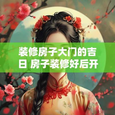 装修房子大门的吉日 房子装修好后开门吉日
