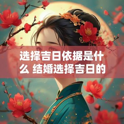 选择吉日依据是什么 结婚选择吉日的秘诀