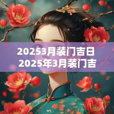 20253月装门吉日 2025年3月装门吉日表