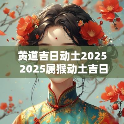 黄道吉日动土2025 2025属猴动土吉日