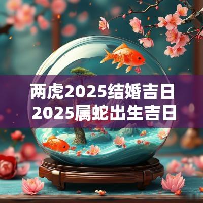 两虎2025结婚吉日 2025属蛇出生吉日
