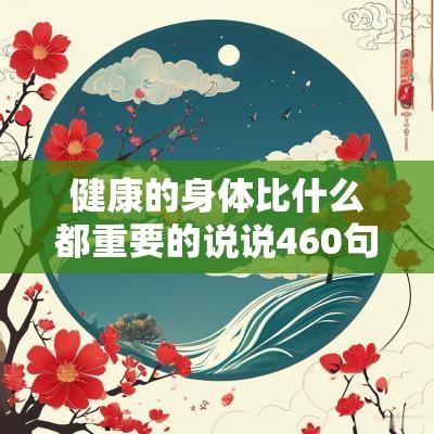 健康的身体比什么都重要的说说460句