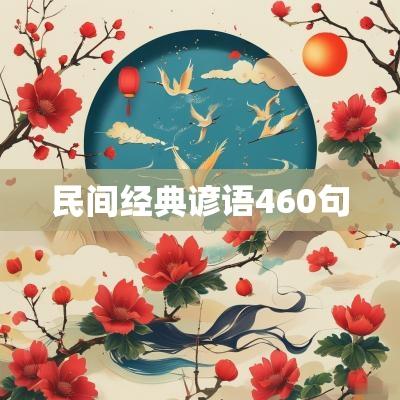 民间经典谚语460句
