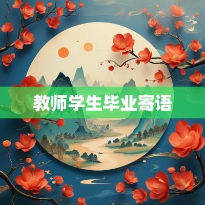 教师学生毕业寄语