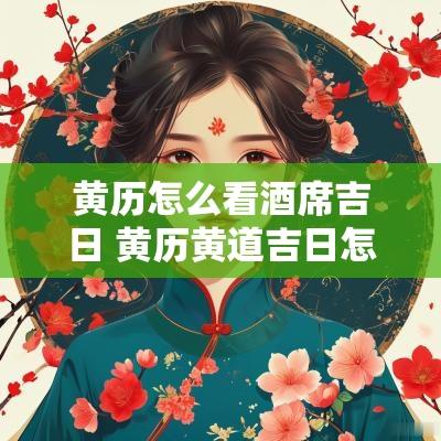 黄历怎么看酒席吉日 黄历黄道吉日怎么看