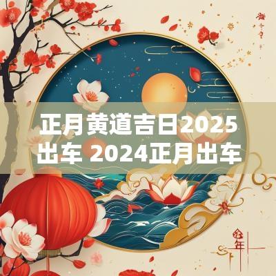 正月黄道吉日2025出车 2025正月出车吉日