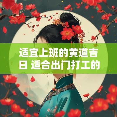 适宜上班的黄道吉日 适合出门打工的黄道吉日11月份