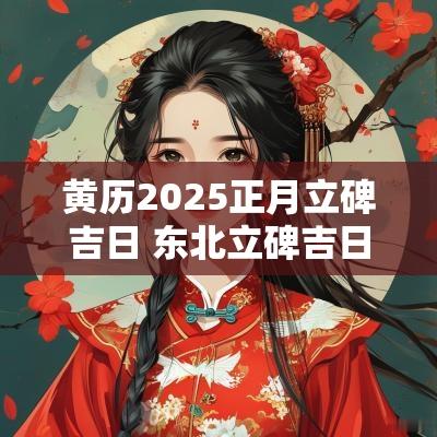 黄历2025正月立碑吉日 东北立碑吉日查询2025