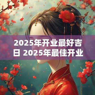 2025年开业最好吉日 2025年最佳开业吉日