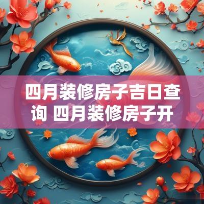 四月装修房子吉日查询 四月装修房子开工日期查询