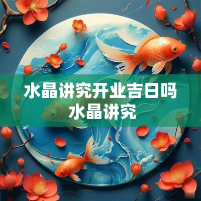 水晶讲究开业吉日吗 水晶讲究