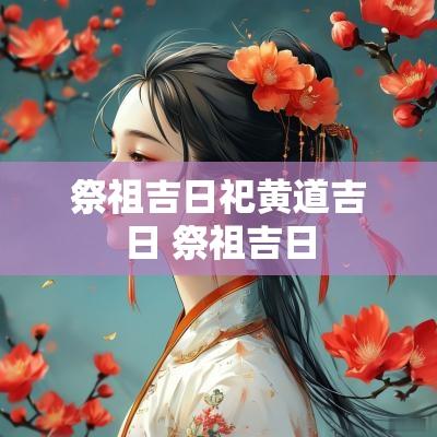 祭祖吉日祀黄道吉日 祭祖吉日