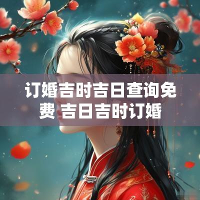 订婚吉时吉日查询免费 吉日吉时订婚
