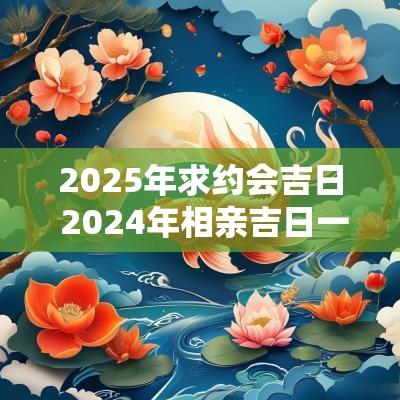 2025年求约会吉日 2025年相亲吉日一览表