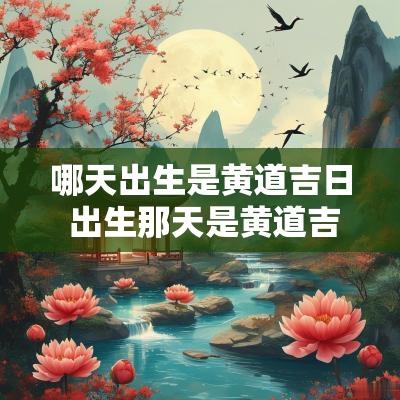哪天出生是黄道吉日 出生那天是黄道吉日意味着什么