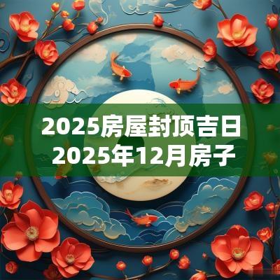 2025房屋封顶吉日 2025年12月房子封顶吉日