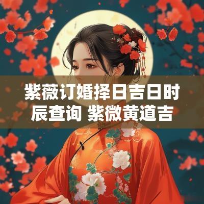 紫薇订婚择日吉日时辰查询 紫微黄道吉日