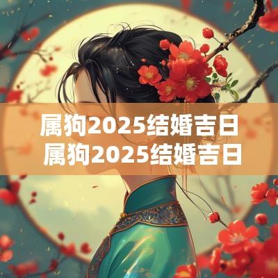 属狗2025结婚吉日 属狗2025结婚吉日查询