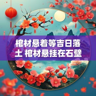 棺材悬着等吉日落土 棺材悬挂在石壁