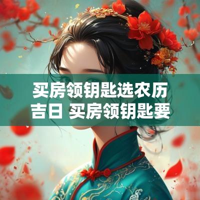买房领钥匙选农历吉日 买房领钥匙要交什么钱
