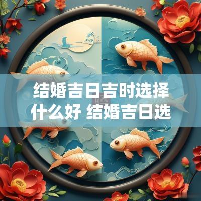 结婚吉日吉时选择什么好 结婚吉日选什么日子最好