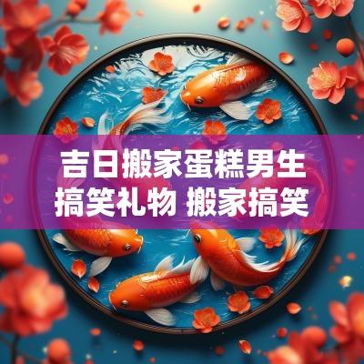 吉日搬家蛋糕男生搞笑礼物 搬家搞笑礼物