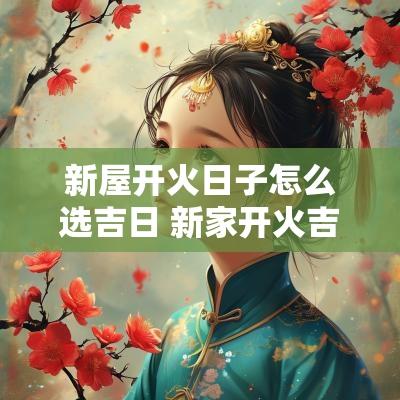 新屋开火日子怎么选吉日 新家开火吉日一览表
