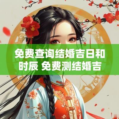 免费查询结婚吉日和时辰 免费测结婚吉日查询2025年